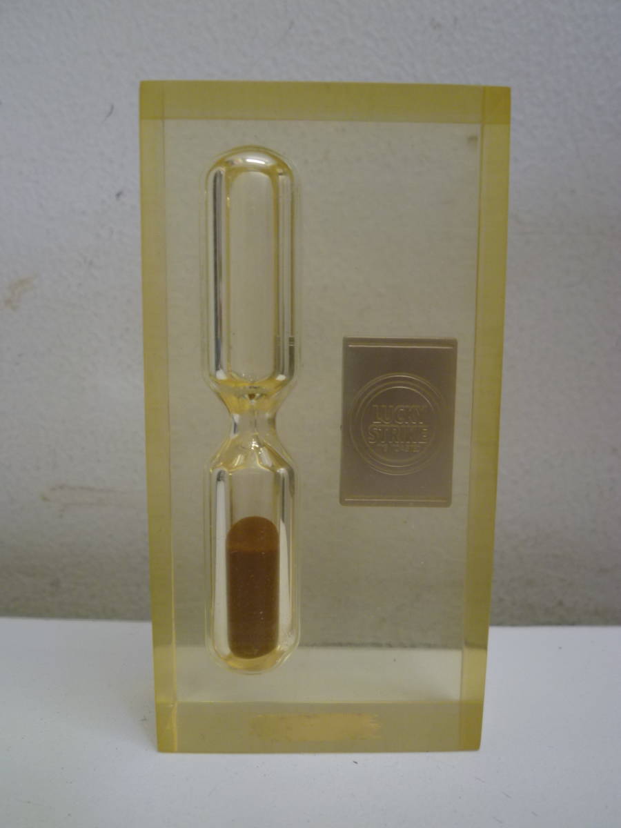 LUCKY STRIKE 2004 時の証　砂時計 5点セット 24943 LUCKY STRIKE ラッキーストライク たばこ ノベルティグッズ