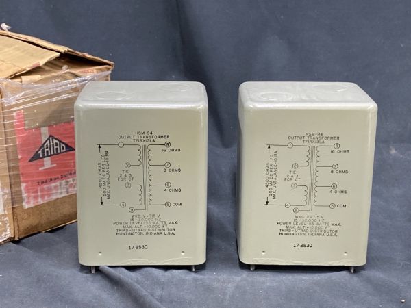 0402-1011ST⑫1550 TRIAD トライアッド HSM-94 OUTPUT TRANSFORMER 出