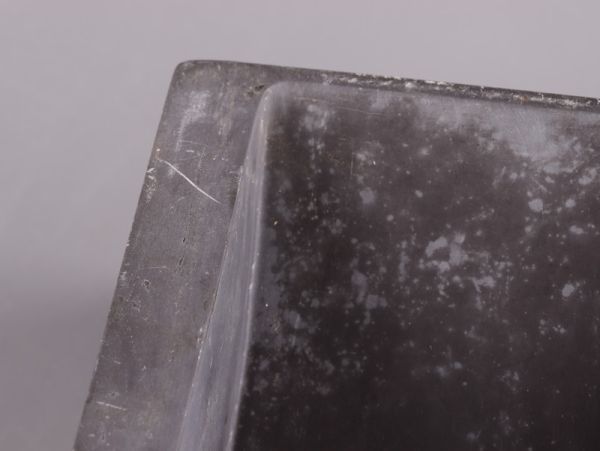 中国古玩 唐物 書道具 子畏珍 在銘 古端渓硯 細密細工 時代物 極上品