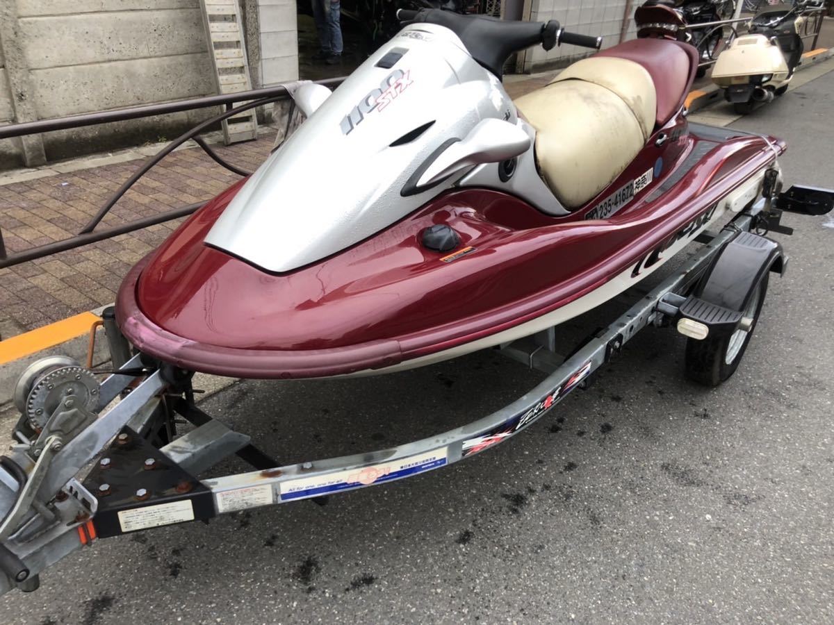 STX 0 ⁄ カワサキ - Kawasaki ソレックストレーラー付き☆現状艇 DI 