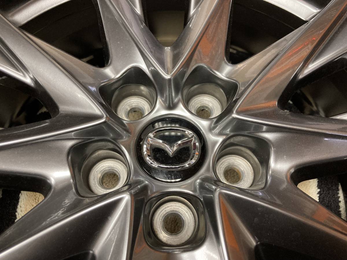 ◇MAZDA CX-8純正 19インチ◇高輝度ダーク塗装品!!焼付塗装