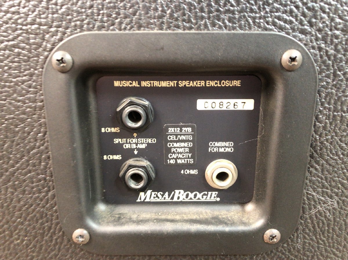 D041Y016○MESA BOOGIE 50 CALIBER/ MESA BOOGIE キャビネット 2発 