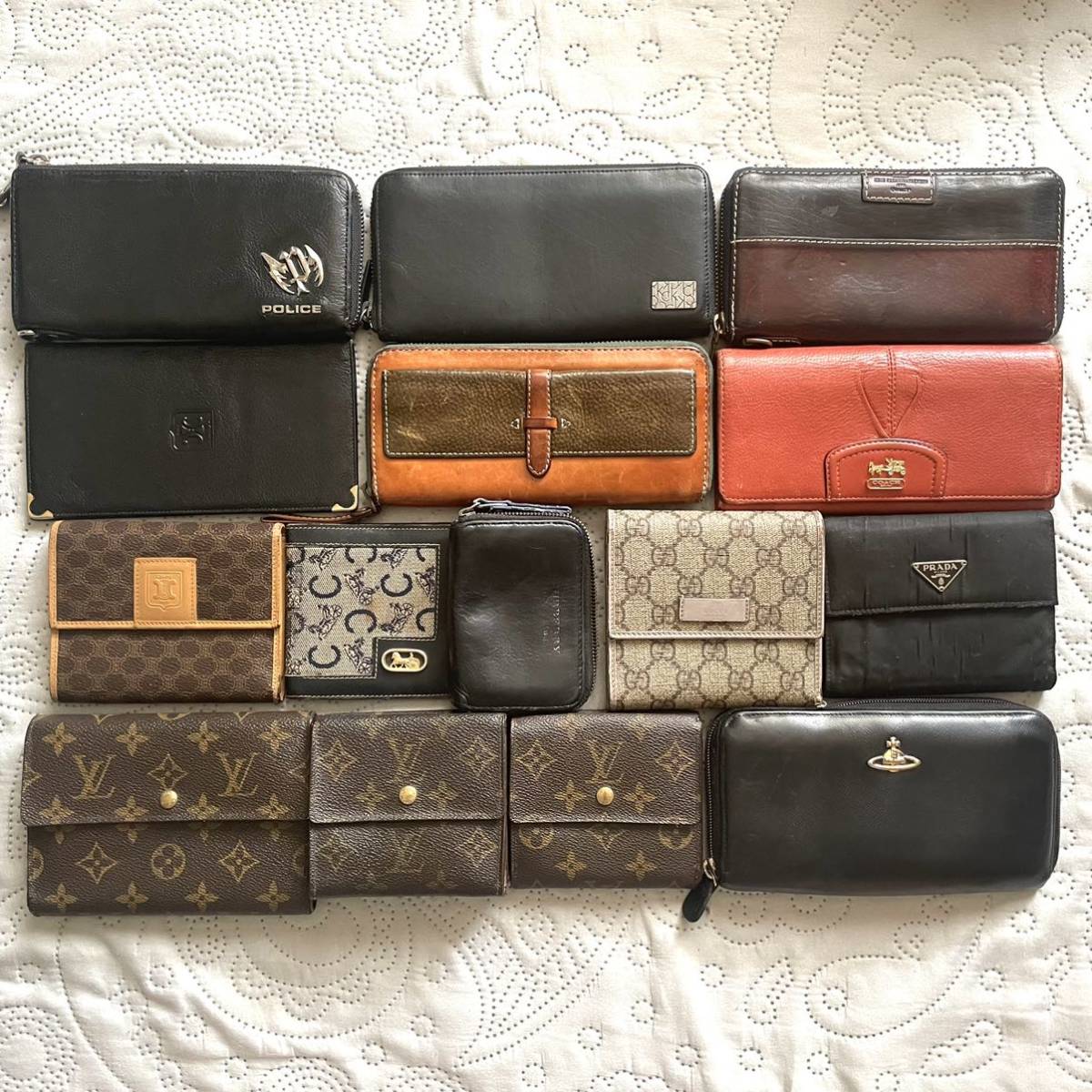 1円スタート！ LOUIS VUITTON PRADA GUCCI CELINE COACH ルイヴィトン 