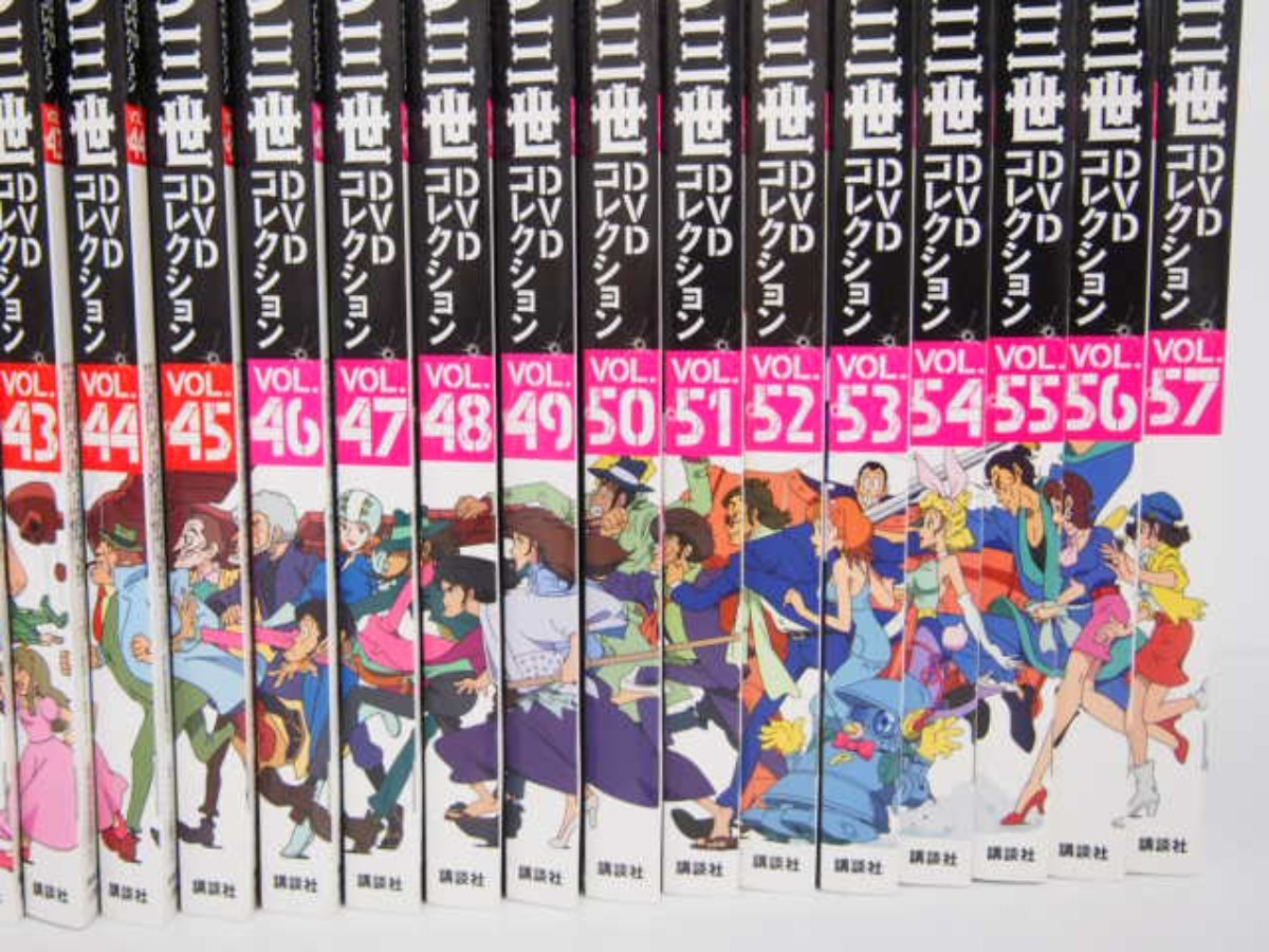 ▽2 【全57巻揃 ルパン三世DVDコレクション Vol.1-Vol.57 講談社 