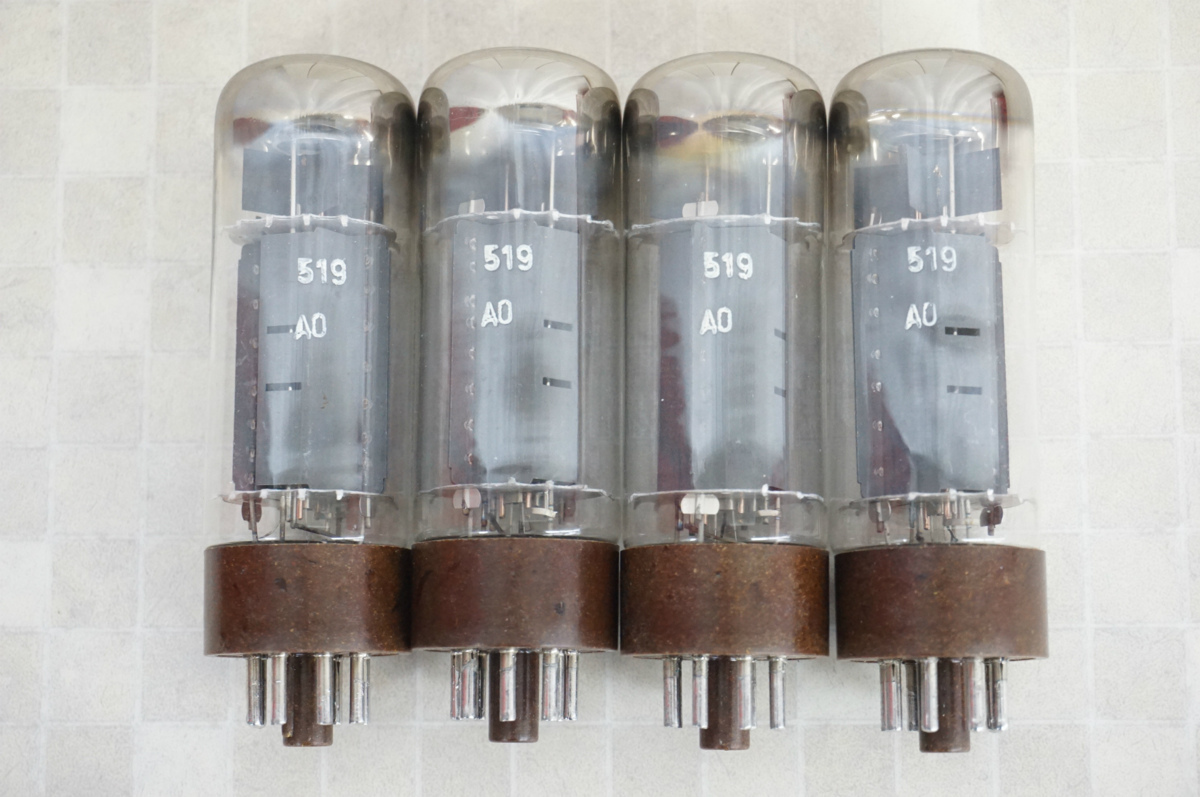SK] 未使用品 ① MINIWATT DARIO EL34 真空管 マッチド 4本セット 白箱
