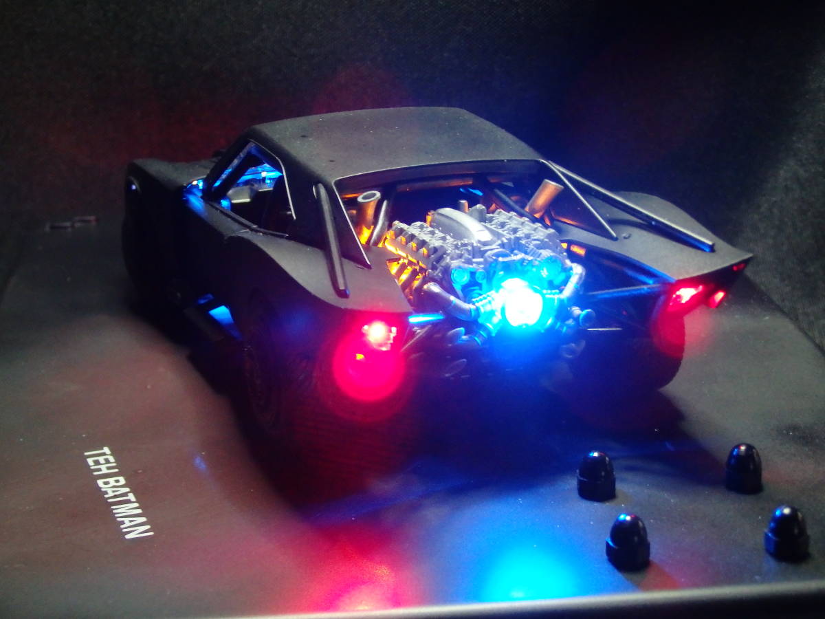 GW低額スタート！！THE BATMAN 1/35バットモービル２０２２塗装電飾完成品_1