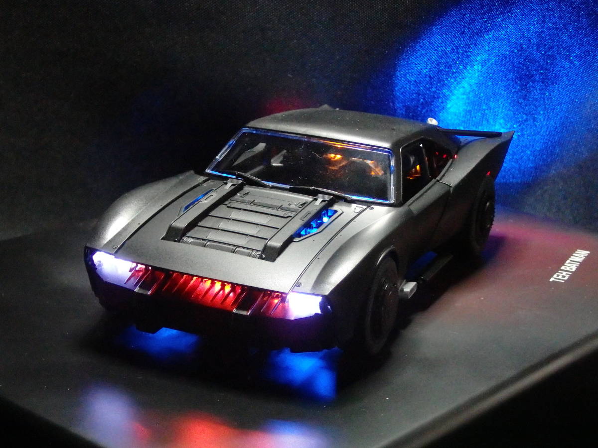 GW低額スタート！！THE BATMAN 1/35バットモービル２０２２塗装電飾完成品_3