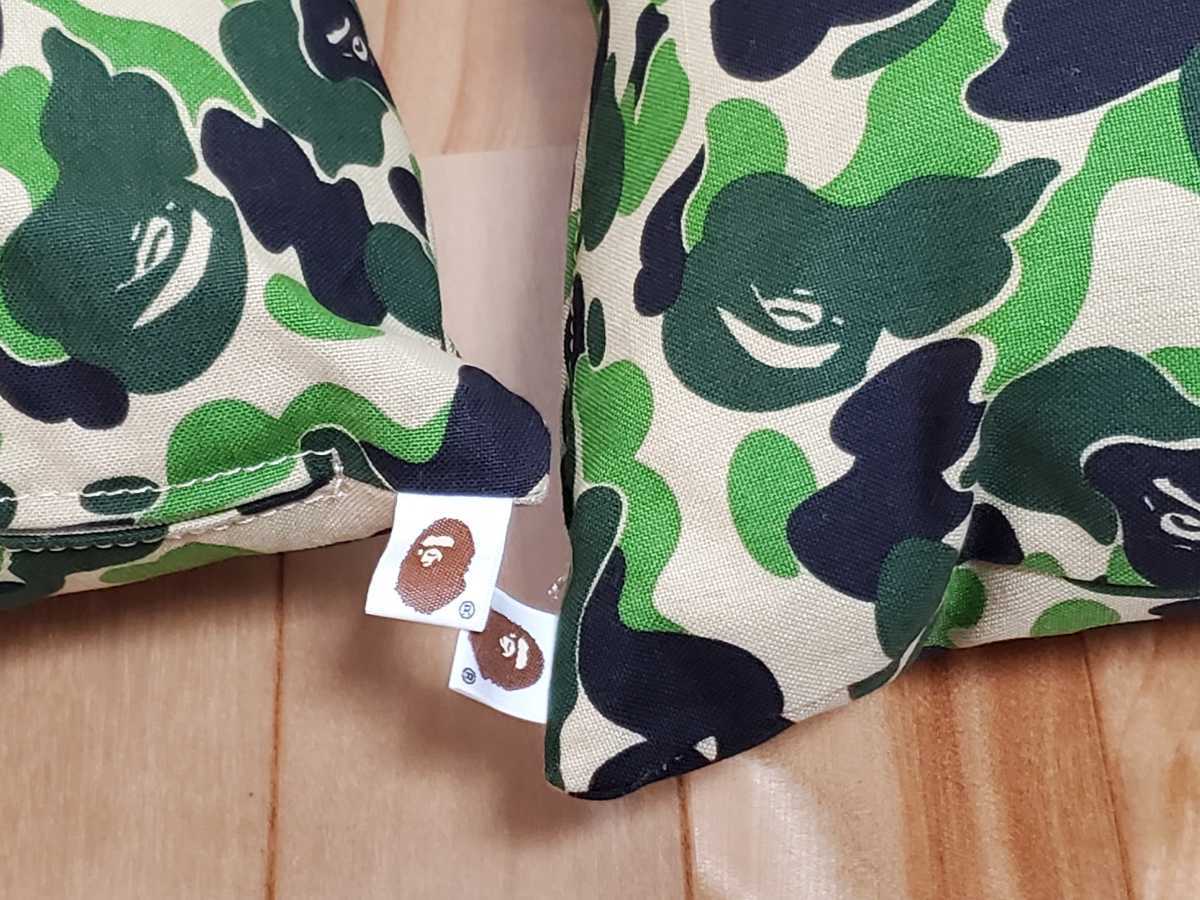 新品に近い A BATHING APE ABC CAMO CUSHION 迷彩 クッション x 2点