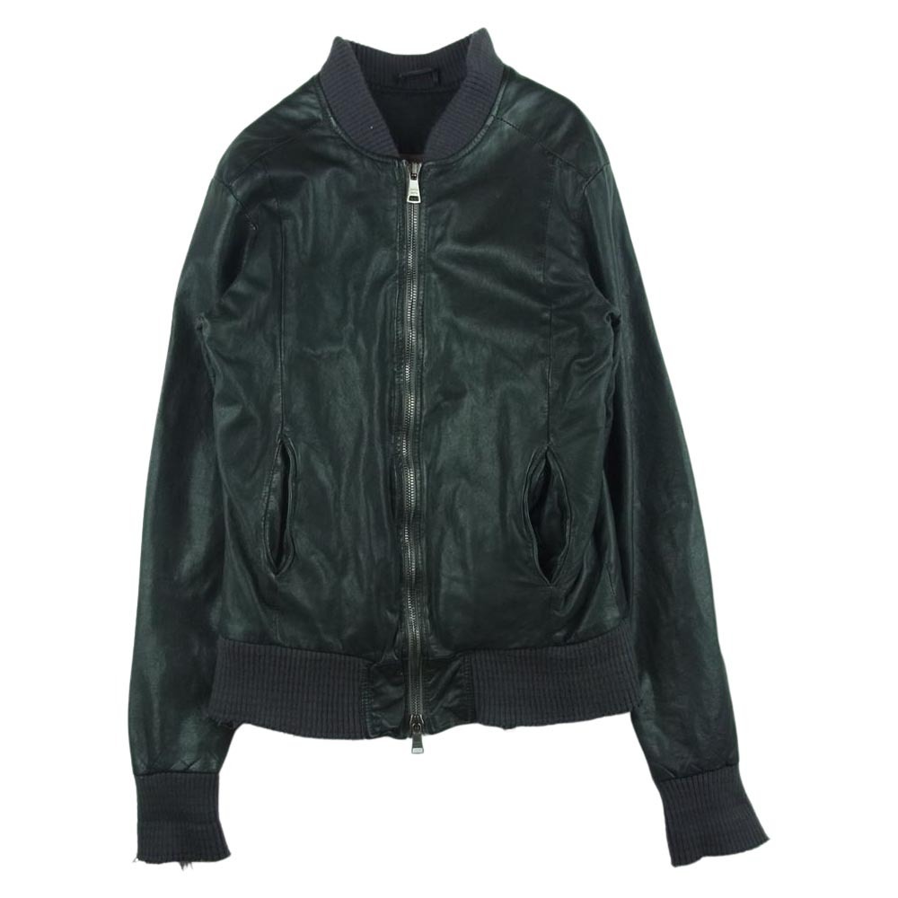 ピエール バルマン PIERRE BALMAIN ラム皮 レザージャケット Lサイズ