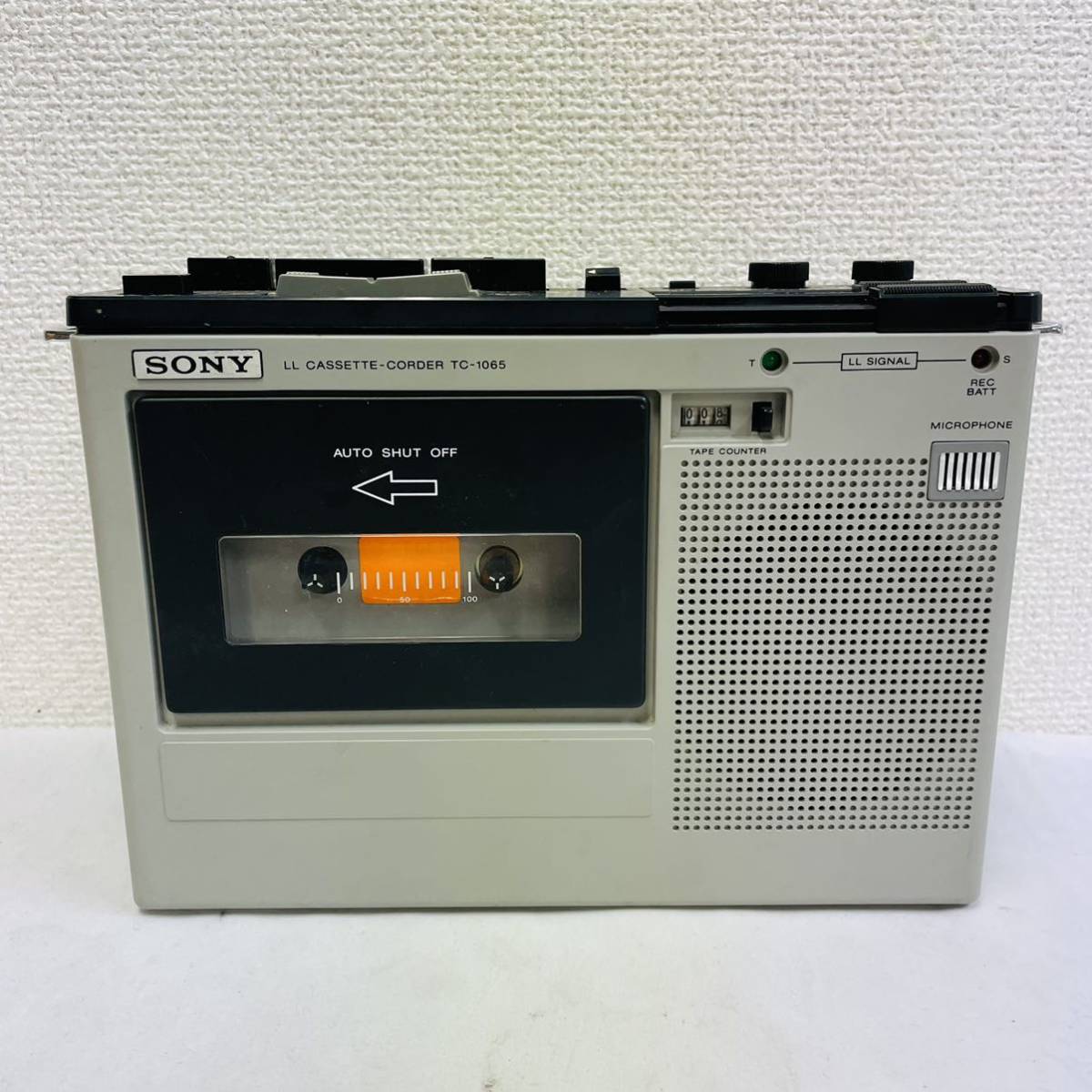 SONY TC-1065 ソニー LLカセットコーダー 昭和レトロ 当時物 NN1109 TC