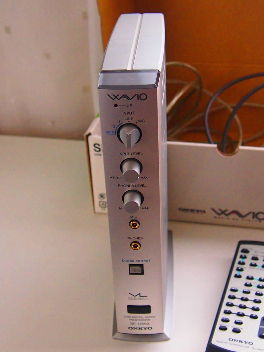 ◇ONKYO SE-U55X(S) WAVIO USBデジタルオーディオプロセッサー◇動作