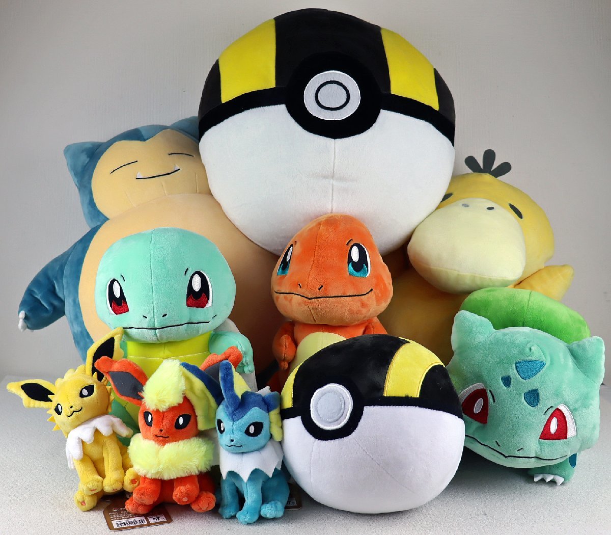 M 品 ぬいぐるみ10種セット ポケットモンスター フシギダネ ヒトカゲ ゼニガメ カビゴン コダック サンダース シャワーズ他 ポケモン ポケットモンスター 売買されたオークション情報 Yahooの商品情報をアーカイブ公開 オークファン Aucfan Com