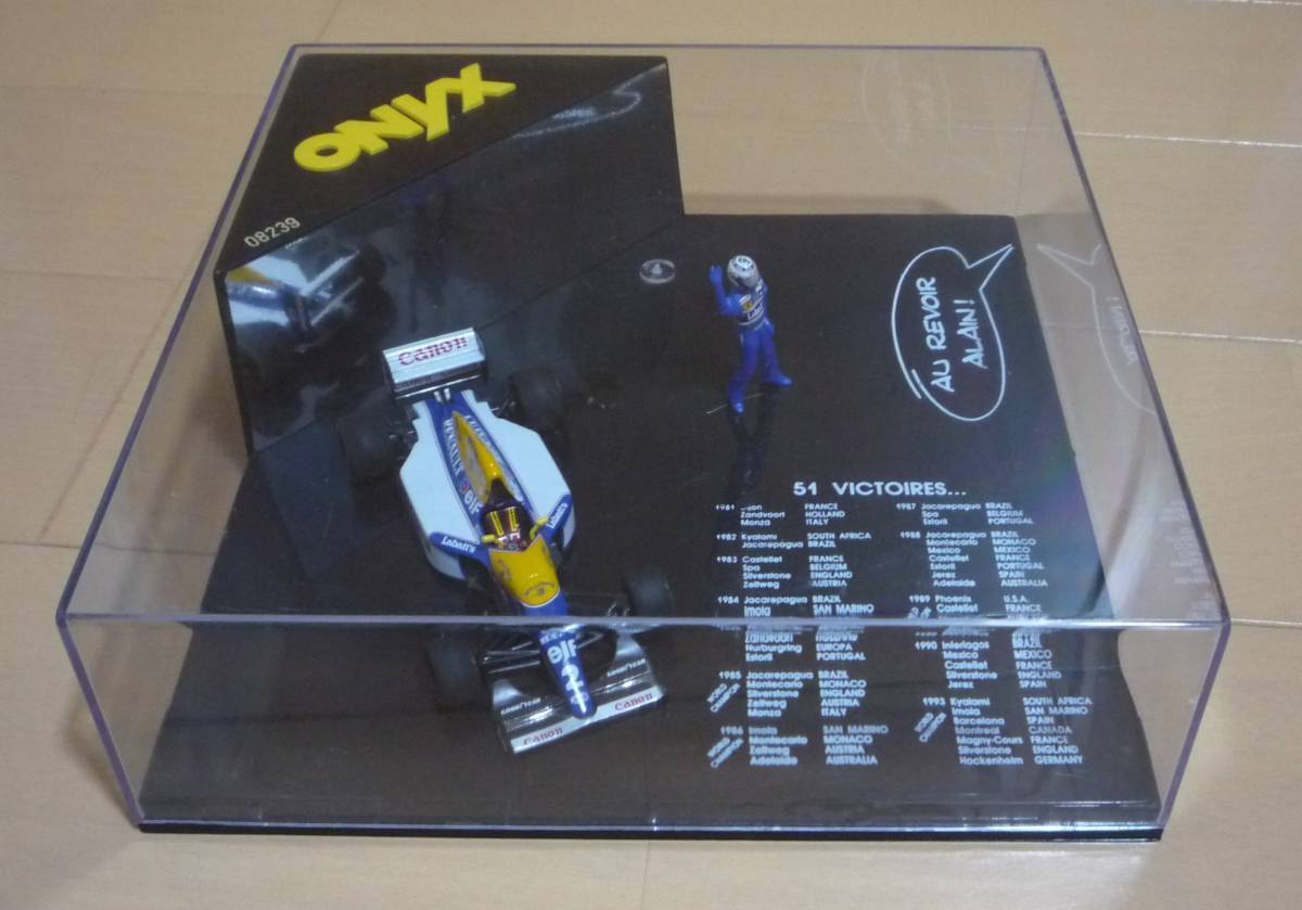 ONYX 1/43 ウィリアムズ ルノーFW15B アラン プロスト 引退記念限定 