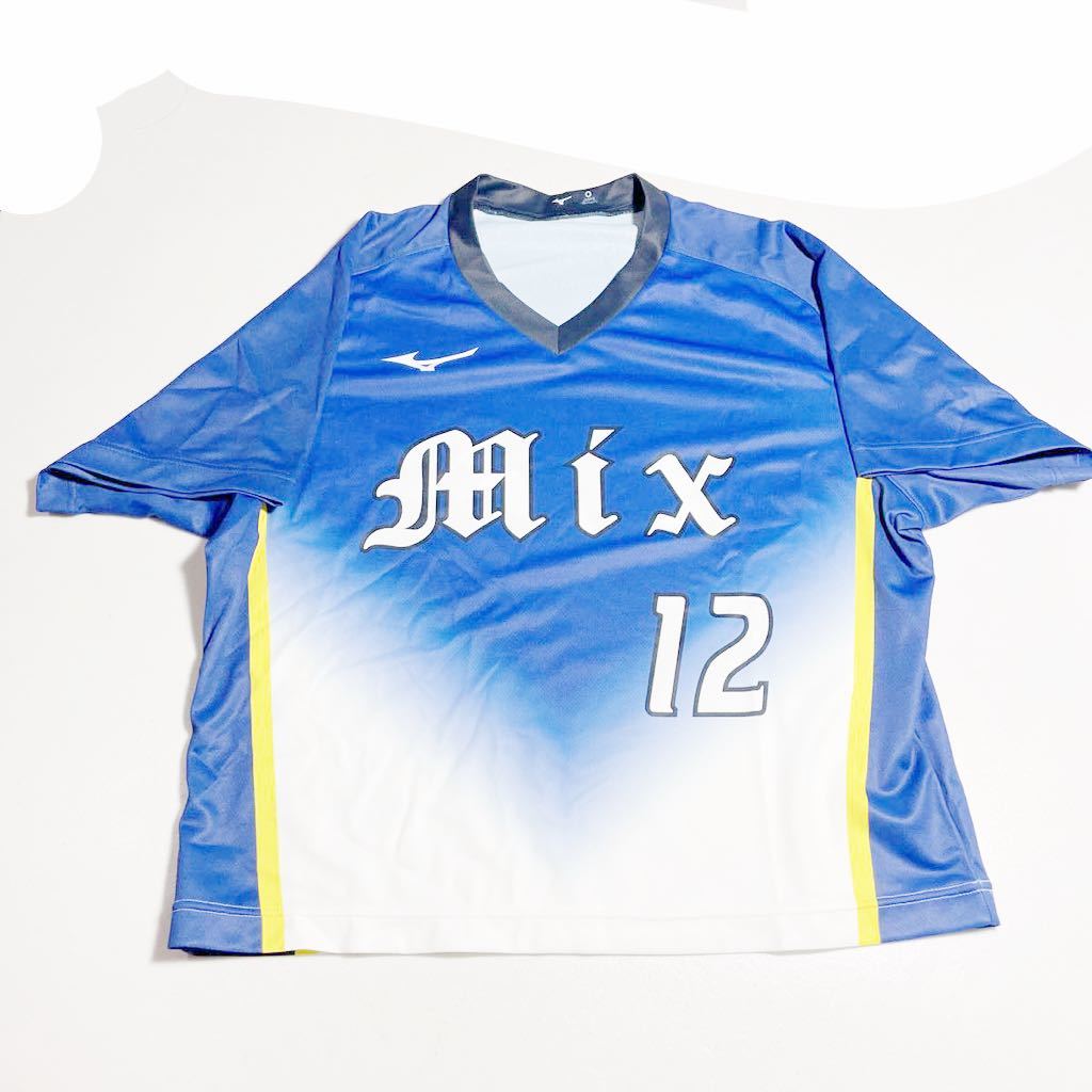 ミズノ Mizuno 女子ソフトボール部 Mix 青 ブルー ユニフォームシャツ 女性用oサイズ 12 女性用 売買されたオークション情報 Yahooの商品情報をアーカイブ公開 オークファン Aucfan Com