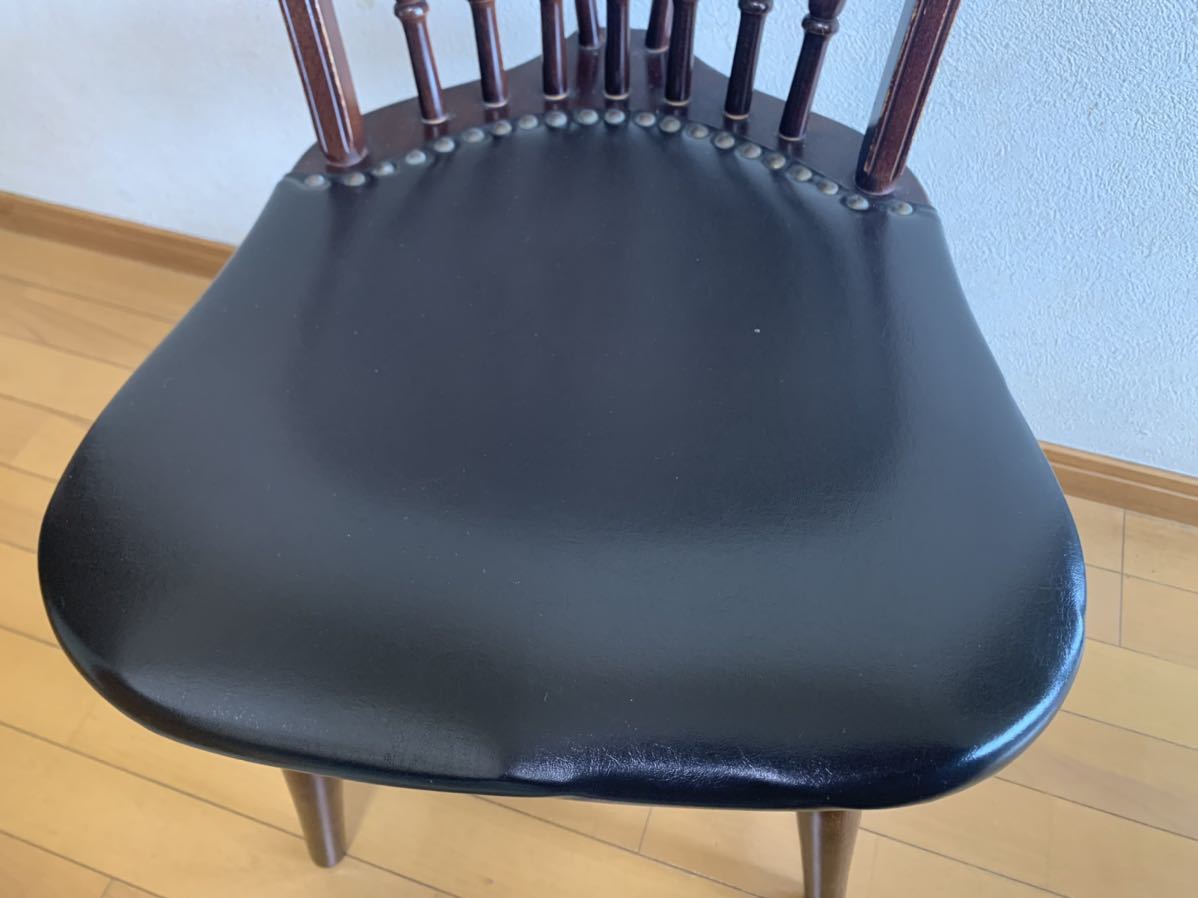 秋田木工 ウィンザーチェア アンティーク ビンテージ レトロ 中古品