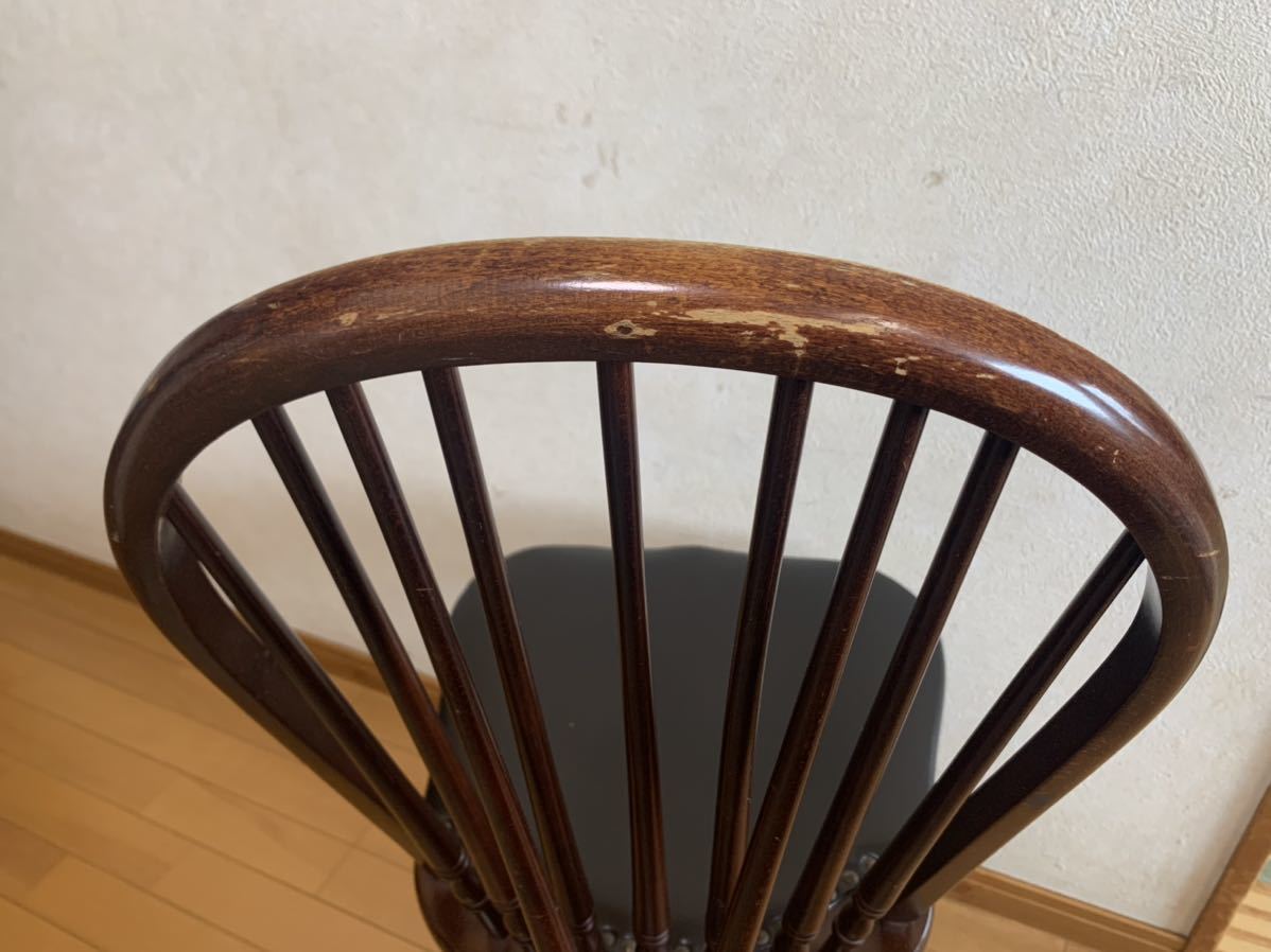 秋田木工 ウィンザーチェア アンティーク ビンテージ レトロ 中古品