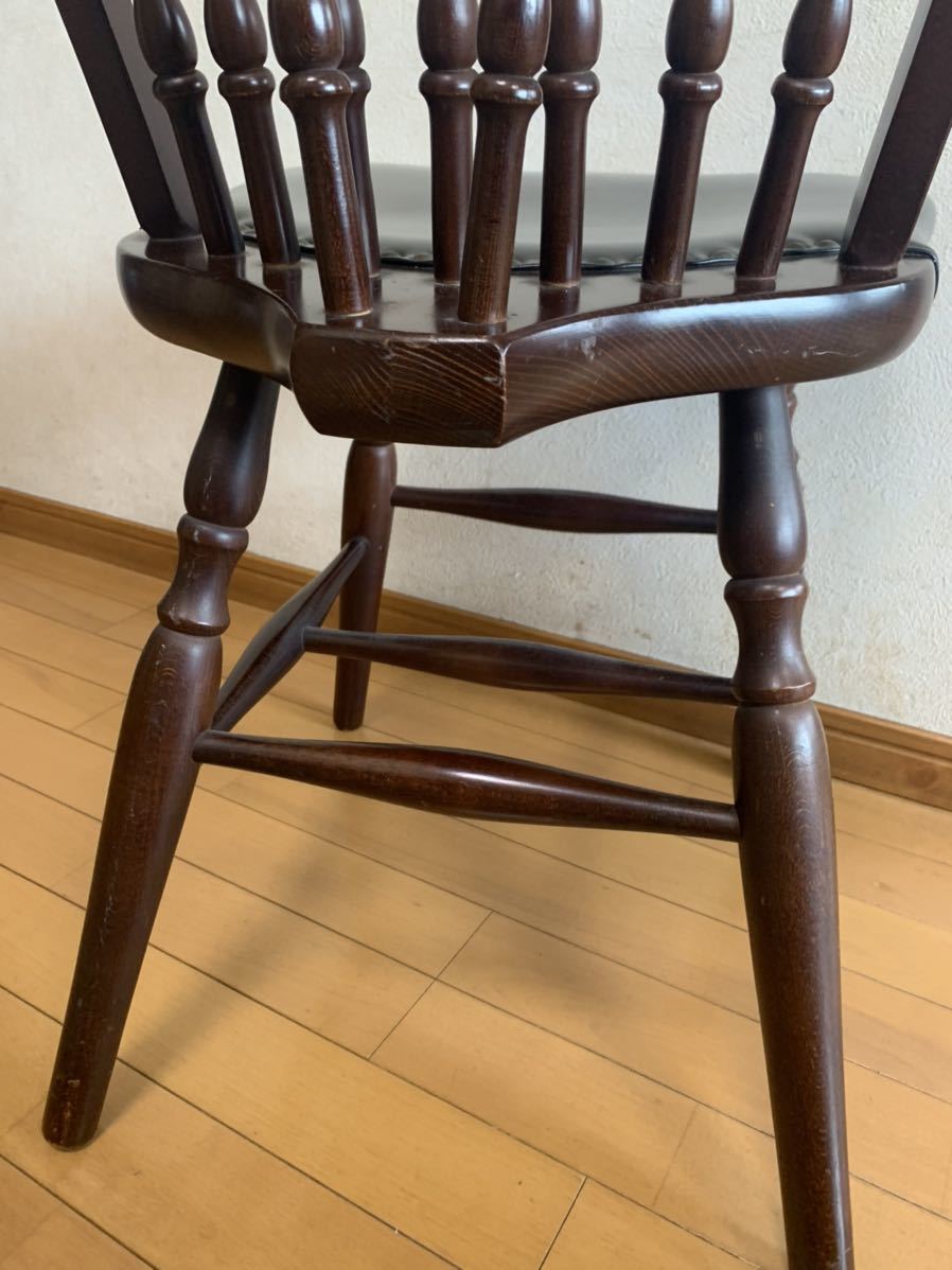 秋田木工 ウィンザーチェア アンティーク ビンテージ レトロ 中古品