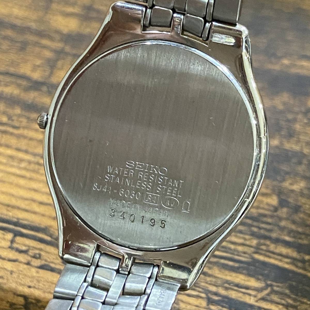 美品 保管品 稼働品 SEIKO DOLCE セイコー ドルチェ 8J41-6030 3針 