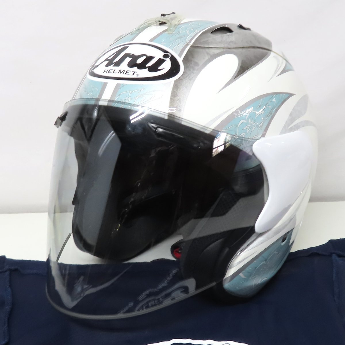 中古美品】Arai アライ SZ-Ram4 KAREN カレン ジェットヘルメット L 