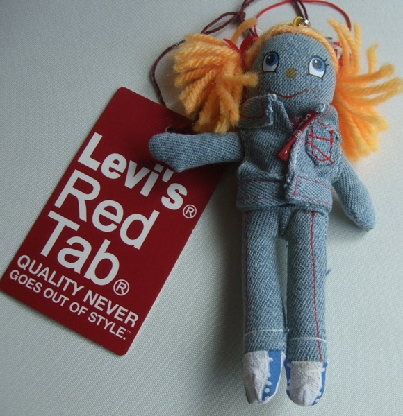 Levi's Red Tab リーバイス デニム ラグドール 女の子人形 ぬいぐるみ