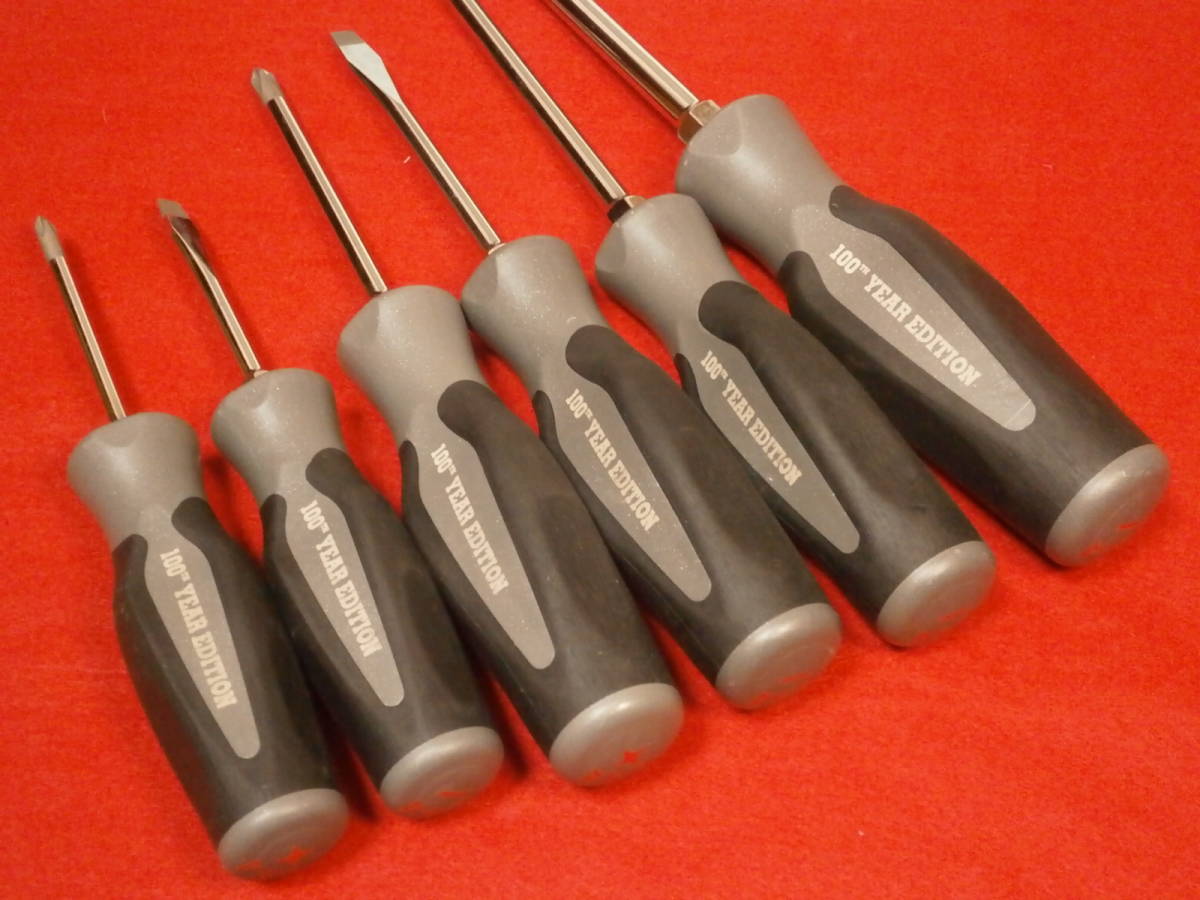 未使用 Snap-on スナップオン 100周年 限定 ドライバー 6本セット 