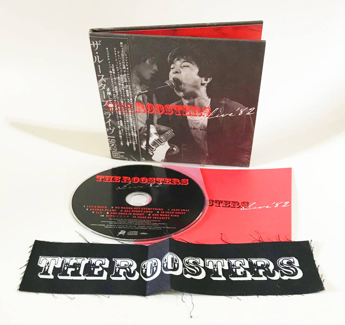 送料無料，HOT THE ROOSTERS ザ ルースターズ ライヴ 1982 紙ジャケット仕様CD 特典布製パッチ付き(大江慎也)｜売買されたオークション情報、yahooの商品情報をアーカイブ公開 - オークファン あ行