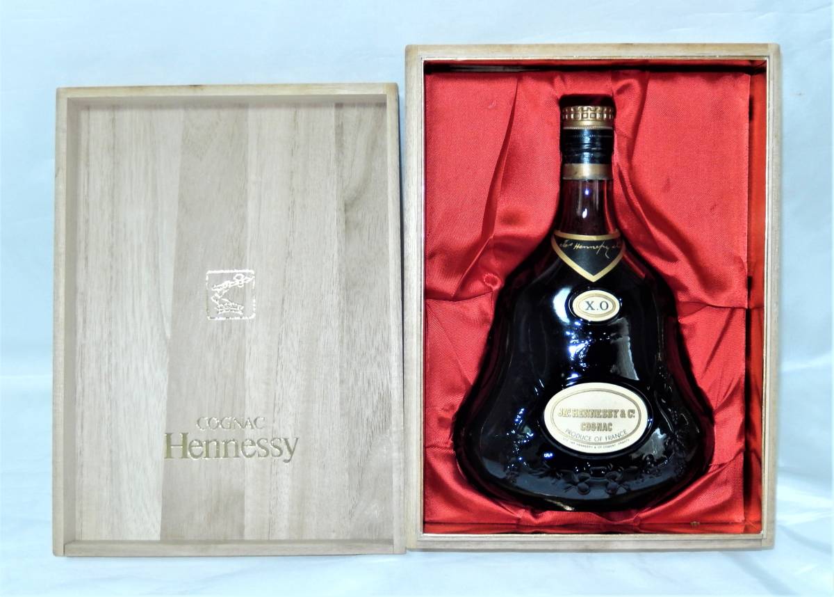 HENNESSY JASヘネシー XO 金キャップ グリーンボトル 紙 