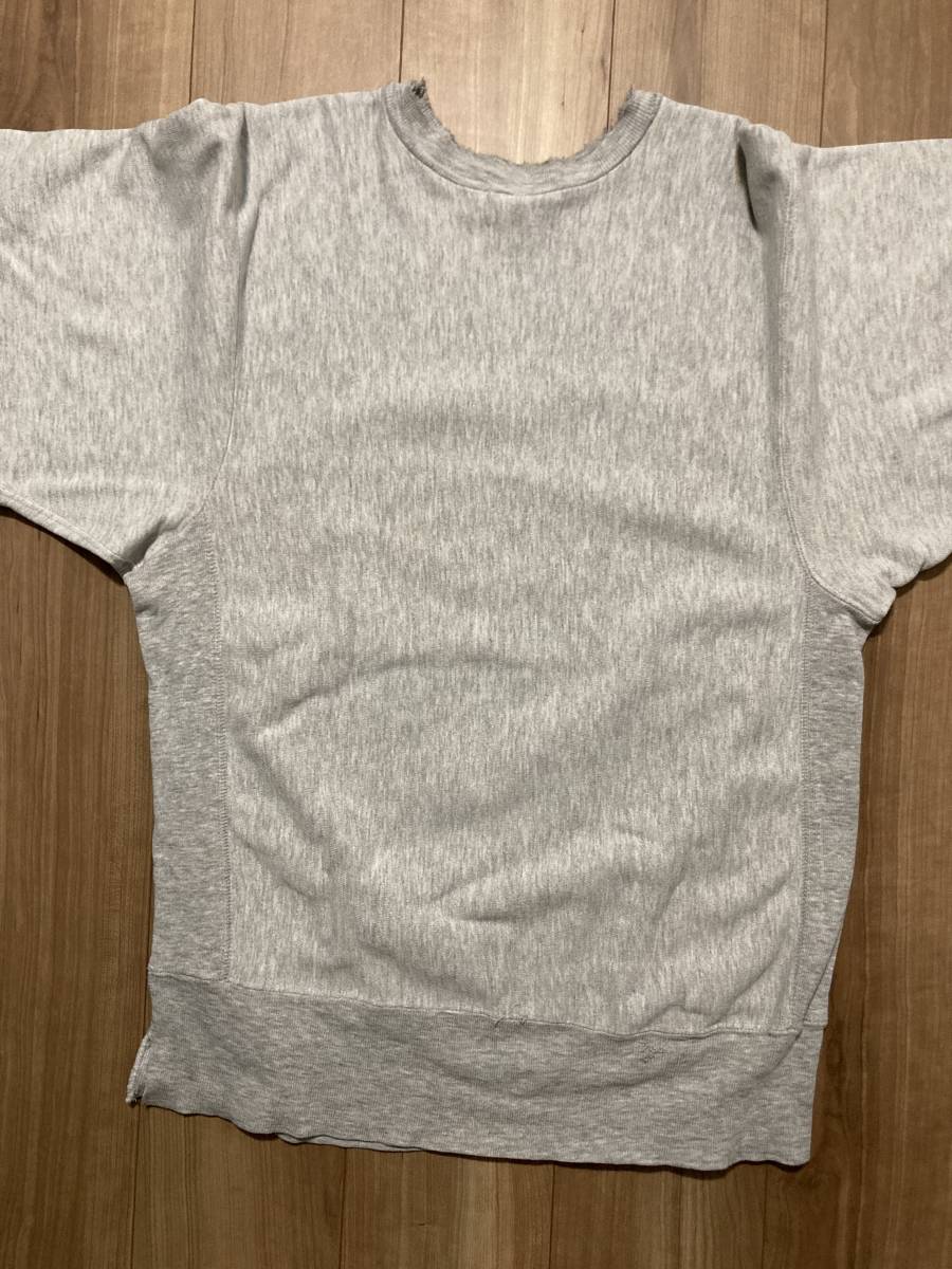 90s USA製 3連 Champion Reverse Weave sweat XL Gray チャンピオン 