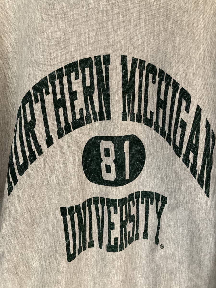 90s USA製 3連 Champion Reverse Weave sweat XL Gray チャンピオン