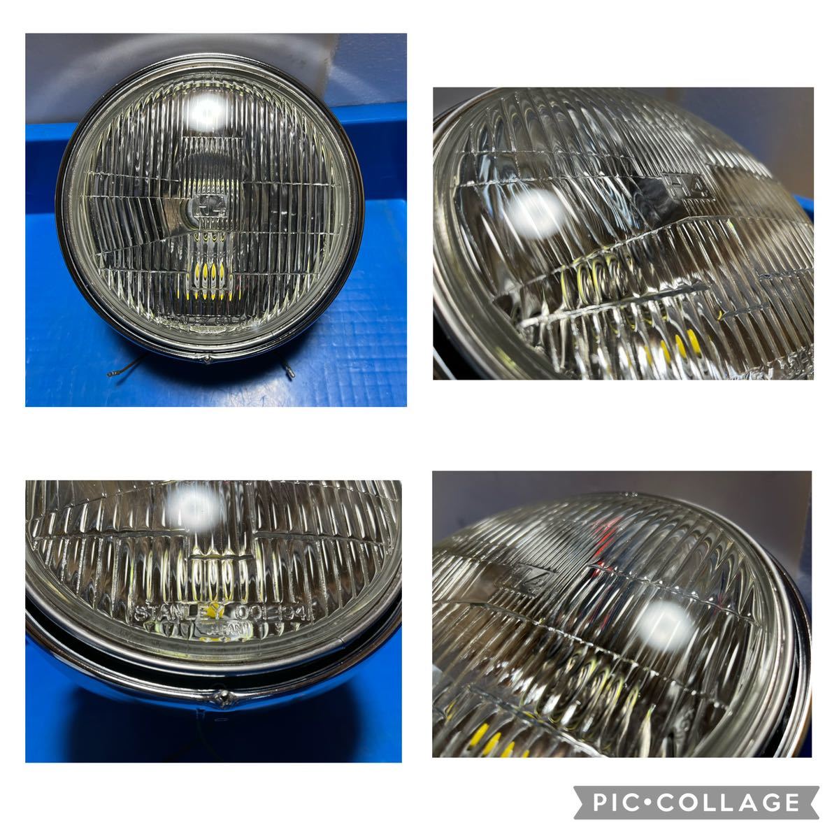 当時物 CBX400F シビエ ヘッドライト 1262T/BEET CIBIE メッキ CBX550F