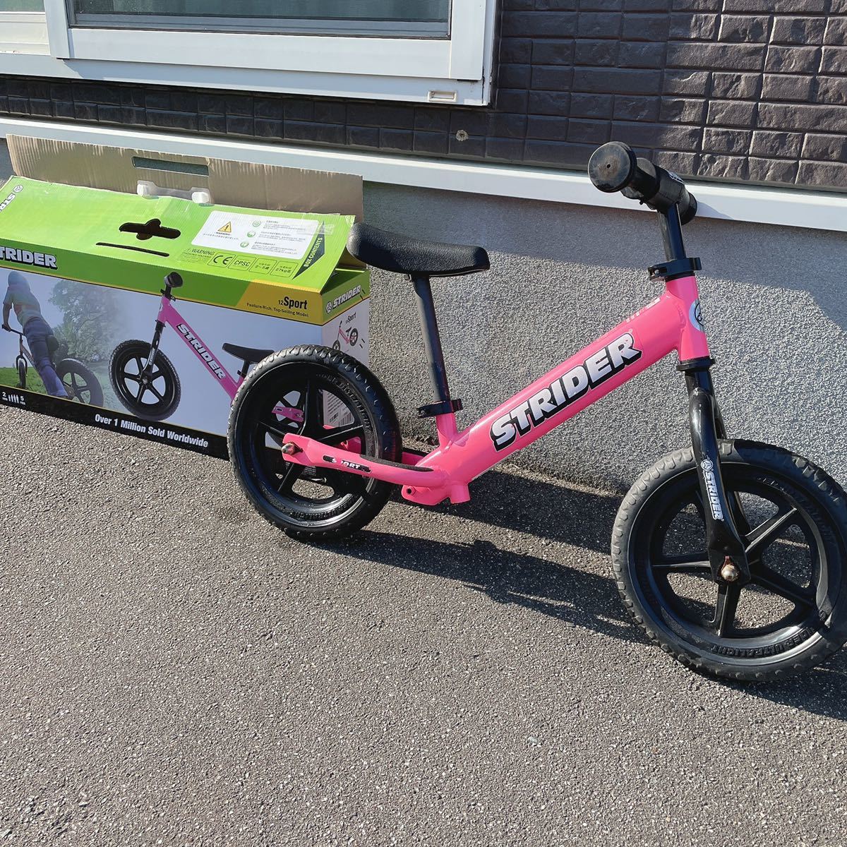 美品 STRIDER ストライダー ピンク SPORT 12 STRIDER スポーツモデル