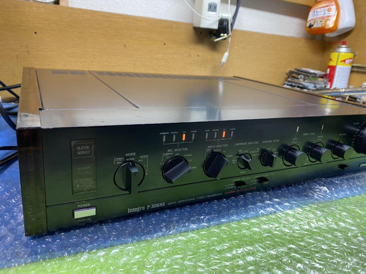 ONKYO :P-306RS プリアンプ ONKYO Integra プリアンプ P-306Rの仕様