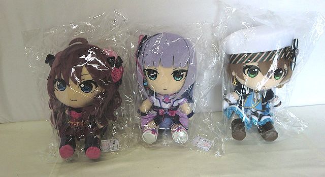 ◆Gift/ギフト アイドルマスター シンデレラガールズ ミリオンライブ ぬいぐるみ [一ノ瀬志希/白石 紬/桜守歌織]◇美品