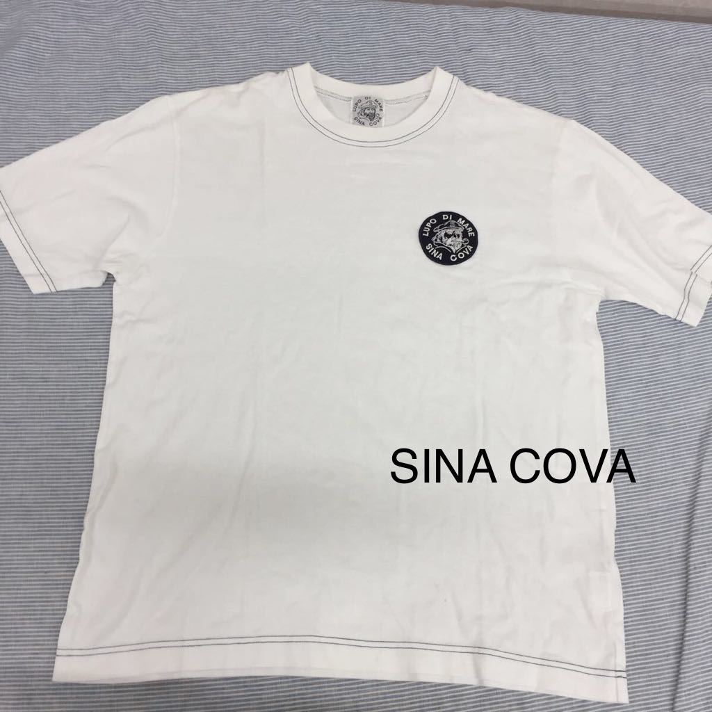 大人気，人気SALEA356 シナコバ SINA COVA 半袖Tシャツ トップス メンズ Lサイズ ホワイト 白 日本製(トップス)｜売買されたオークション情報、yahooの商品情報をアーカイブ公開 - オークファン 男性用