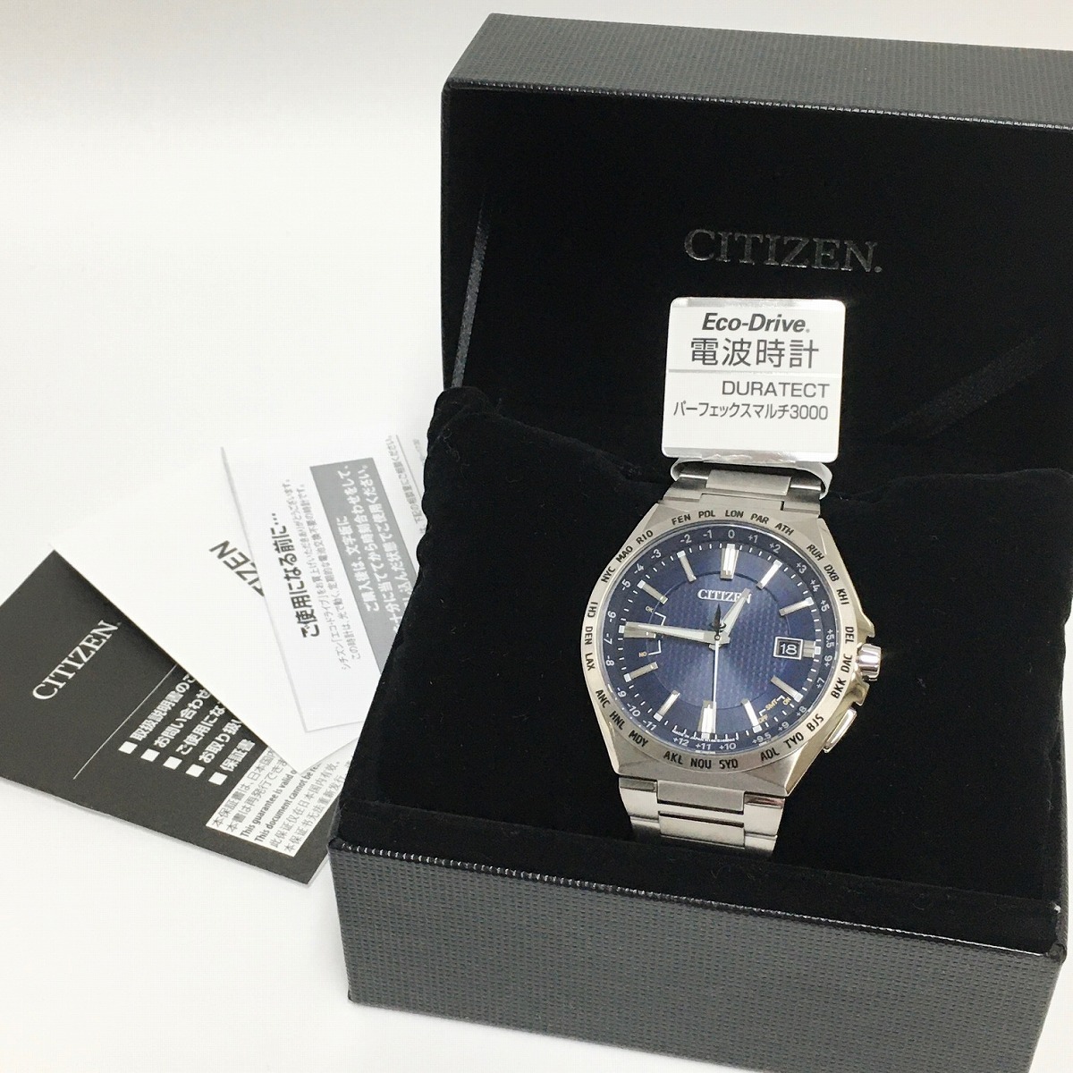 中古】CITIZEN ATTESA 腕時計 CB0210-54L エコドライブ ACT Line 