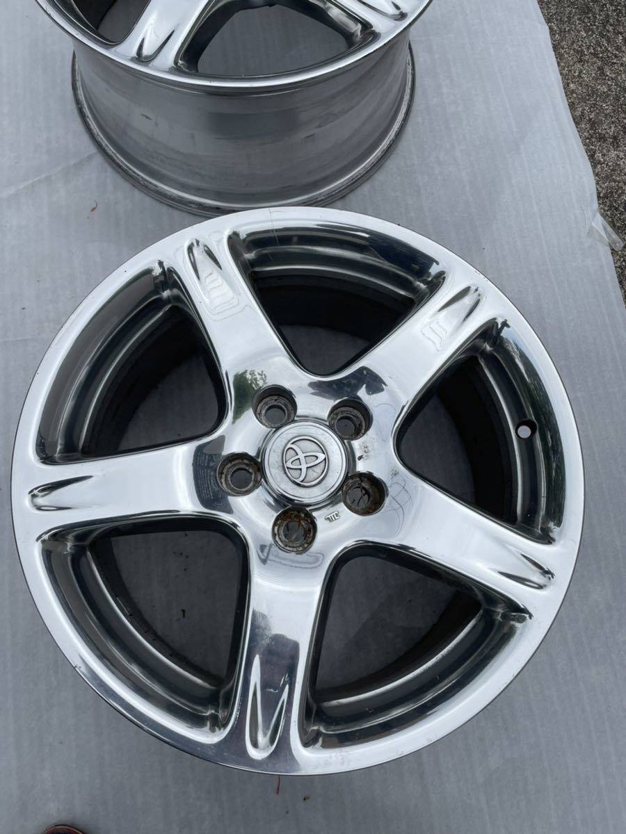 トヨタ JZS161 アリスト純正ホイール V300ベルテックス 17インチ 8J +