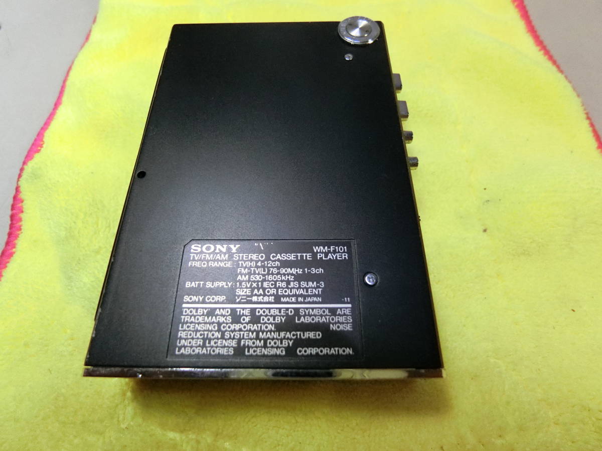 SONY WALKMAN WM-F101 カセットプレーヤー ジャンク 故障品 【公式通販】