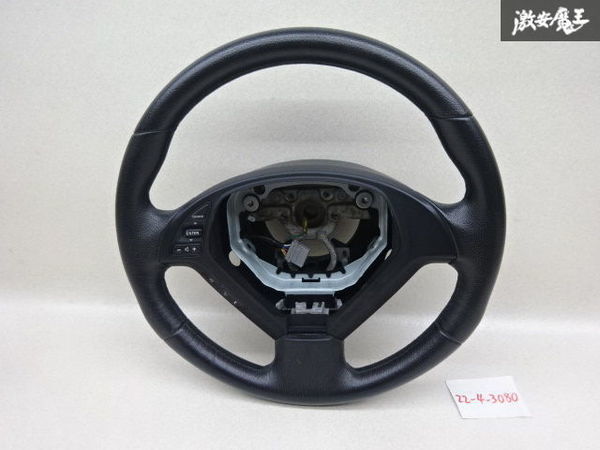 【大得価】 日産 純正 V36 スカイライン ステアリング ハンドル ホイール 黒系レザー 訳有品 棚3-2(ステアリング、ハンドル本体)｜売買されたオークション情報、yahooの商品情報をアーカイブ公開 - オーク 日産用
