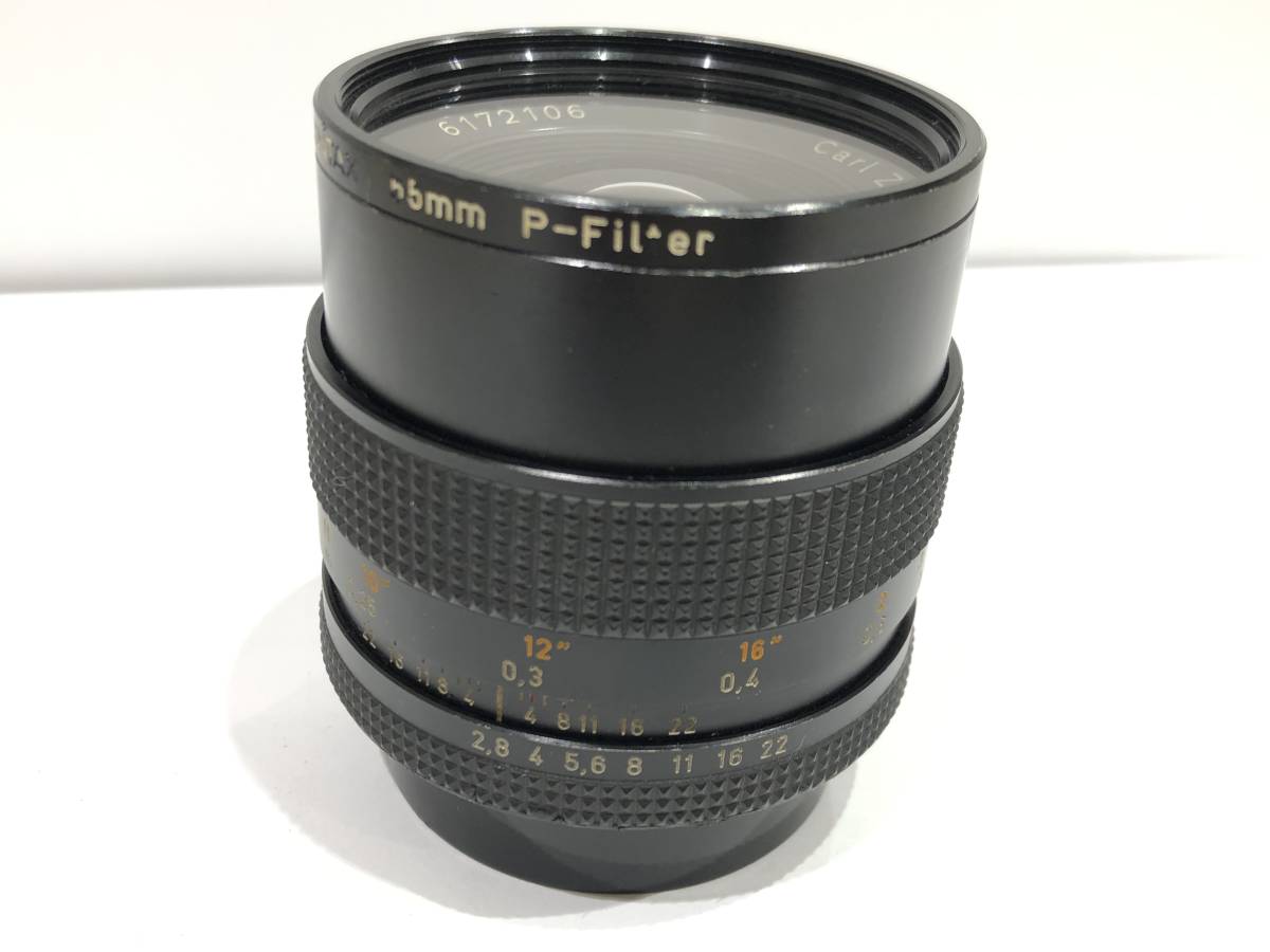 DRM-E-034 中古品/現状品 コンタックス/CONTAX カメラレンズ 【Carl Zeiss Distagon 2，8/8 55mm P-Filter】光学機器 Camera 6172106 CONTAX 中古(コンタックス) RX 120mm f8 SEIKO
