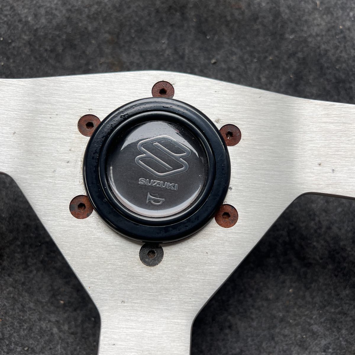 ウッドハンドルスズキのボス付き