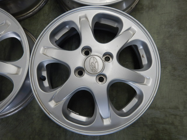 SUBARU スバル R1 15インチ 純正アルミホイール 4.5J +45 PCD100 4穴 4 