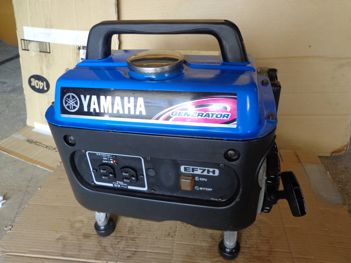 HOT YAMAHA ヤマハ ポータブル発電機 cosmos EF7H 60Hz 4サイクル 品 整備済(インバーター発電機)｜売買されたオークション情報、yahooの商品情報をアーカイブ公開 - オークファン インバーター発電機