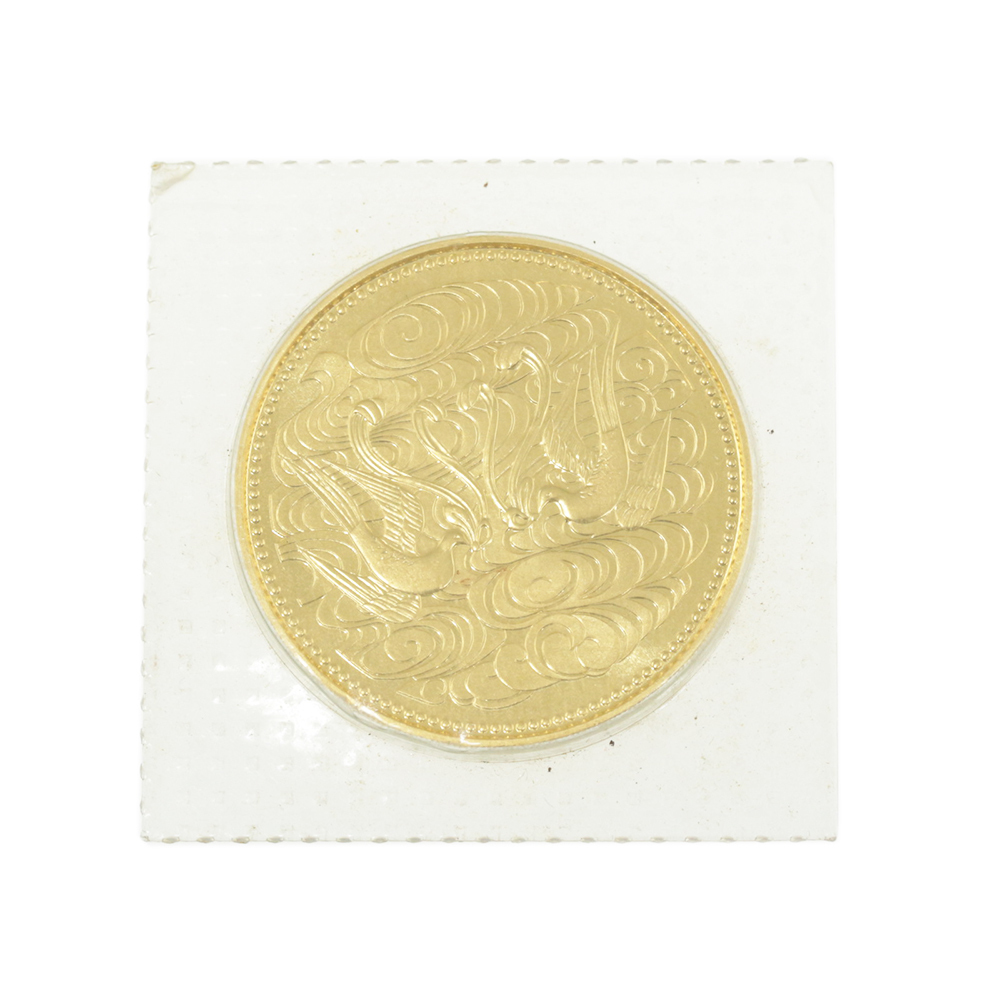 1円■日本 造幣局 日本 昭和天皇御在位60年記念 1986年(昭和61年) 10万円 金貨幣・金貨幣・メダル/K24コイン-20.0g/Japan Mint ■437382
