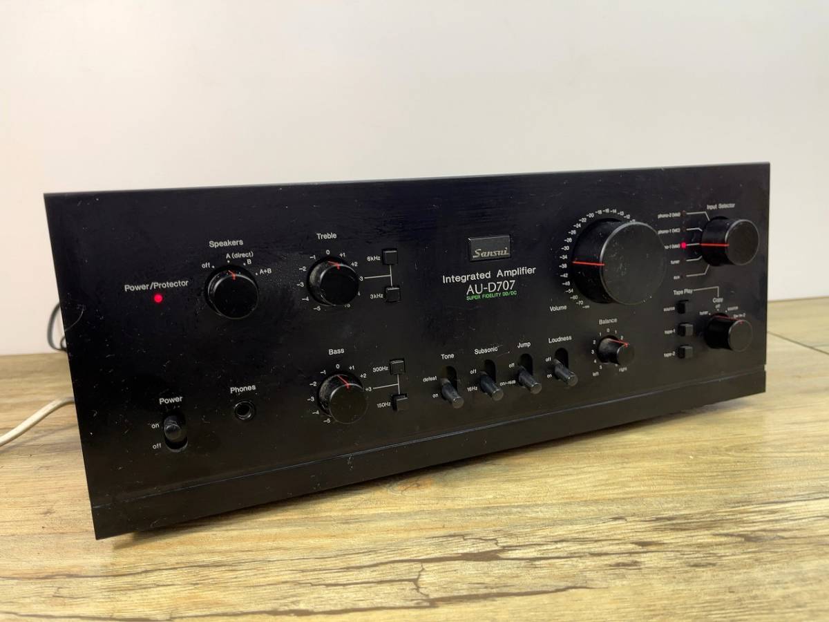 SANSUI サンスイ AU-D707X DECADE プリメインアンプ 簡単な音出し確認