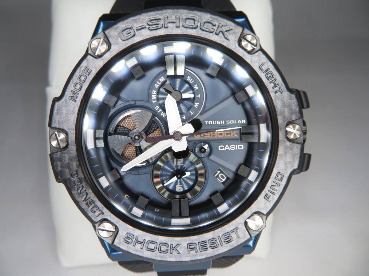極美品/レア】G-SHOCK GST-B100XB-2AJF 海外セレブ愛用 【公式通販】 ☆極