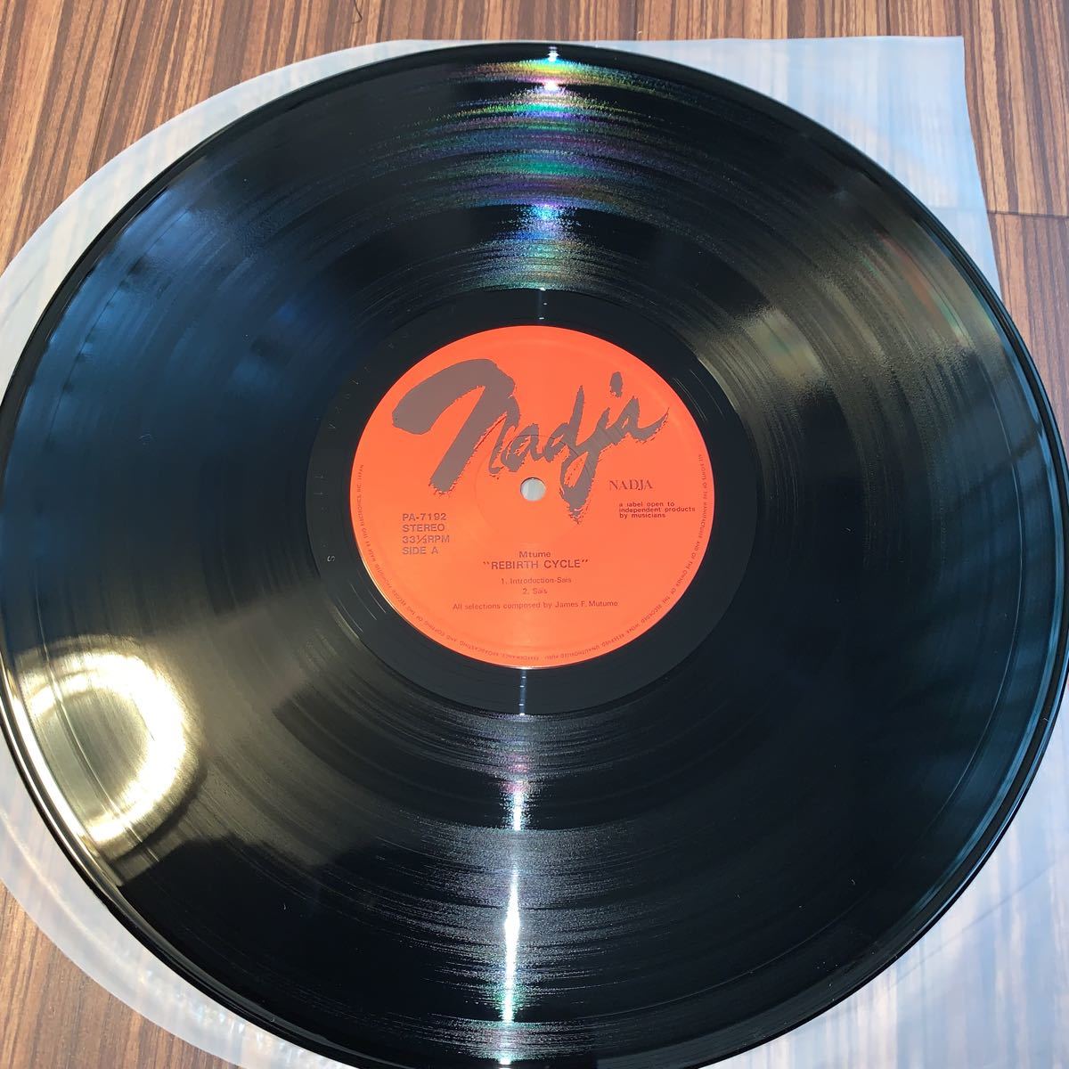 美品 LP /エムトゥーメ 回天 /MTUME REBIRTH CYCLE /日本盤帯付 OBI/PA