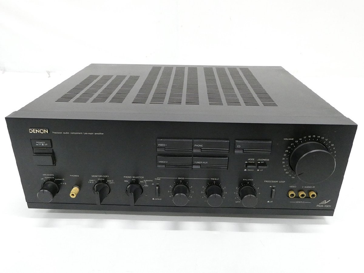 大人気，新作 01 07-484680-20 S DENON デノン PMA-700V プリメインアンプ オーディオ機器 札07(DENON)｜売買されたオークション情報、yahooの商品情報をアーカイブ公開 - オークファン DENON