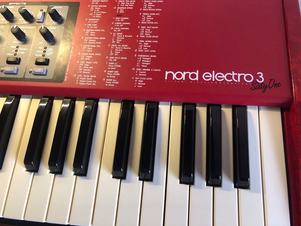 Nord ELECTRO 3 61 ノード エレクトロ ピアノ オルガン シンセサイザー