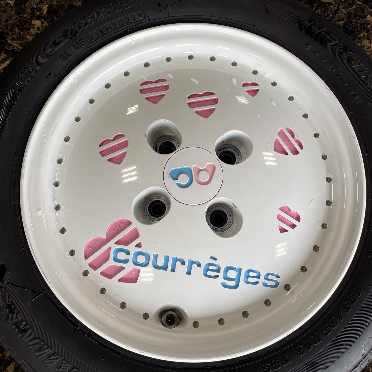 【超激レア希少品】在庫現品限り AC(オートクレージュ)ホイール クレージュ ホイール PCD100 軽自動車 旧車 希少 当時物 クレージュ