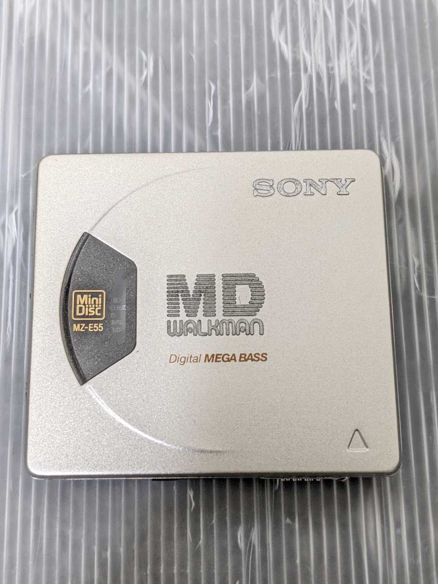 SONY MDウォークマン MEGA BASS 重低音 ポータブルMDプレーヤー MZ-E55